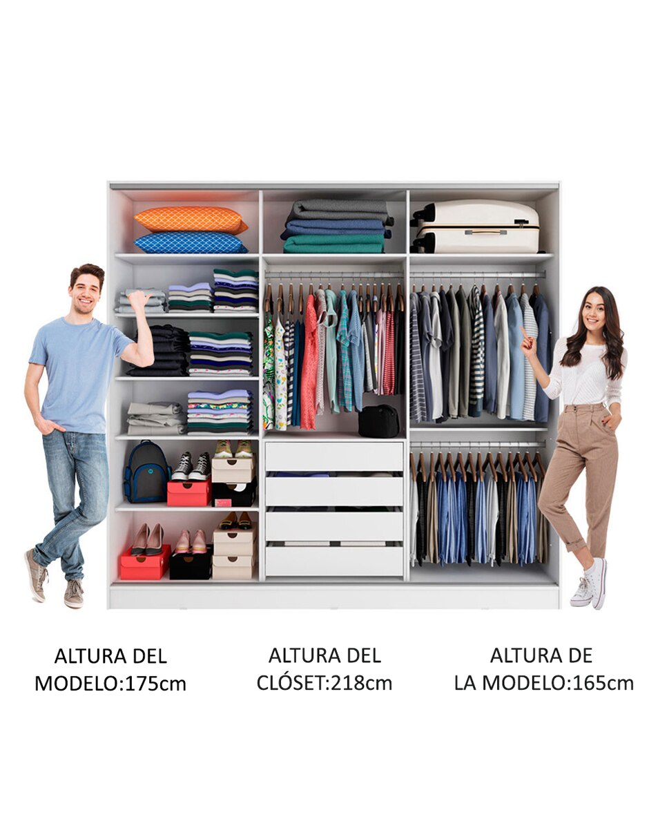 Ropero armable 1063 de mdf 11