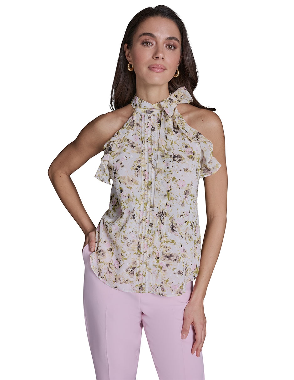 Blusa sin manga para mujer