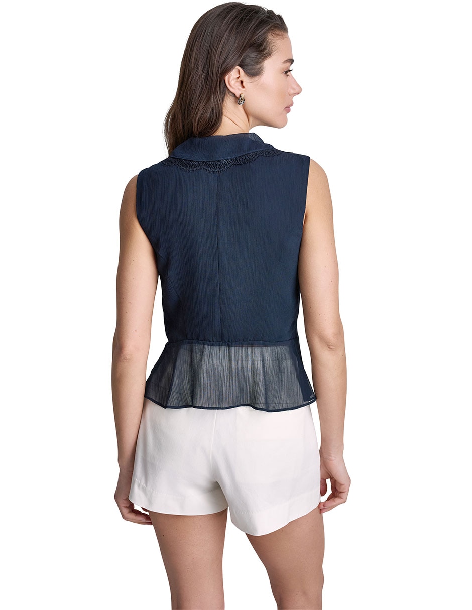 Blusa sin manga para mujer 5