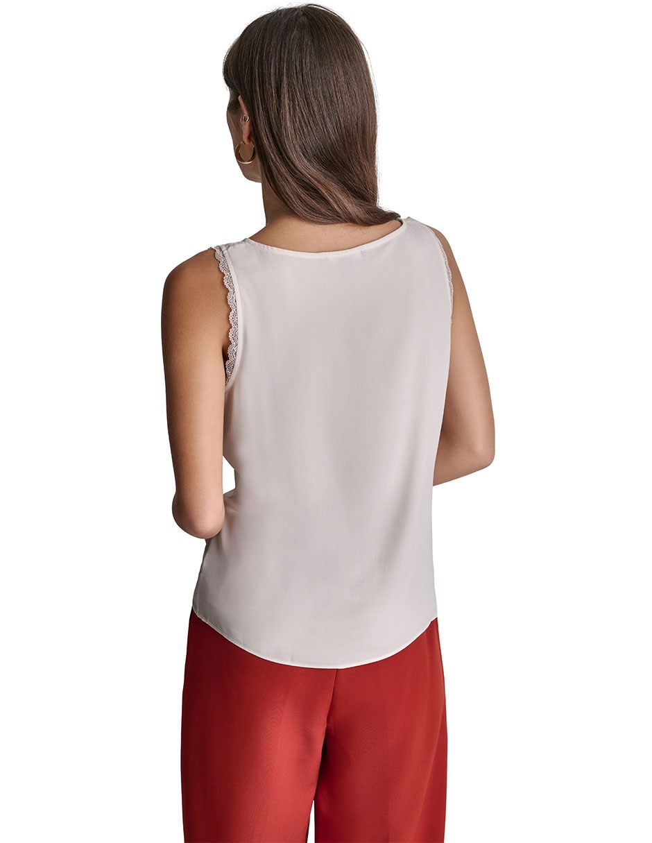Blusa sin manga para mujer 5