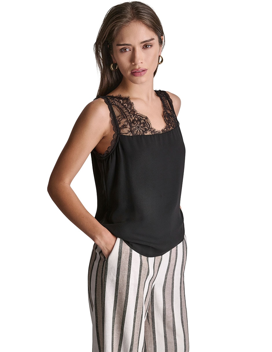 Blusa sin manga para mujer