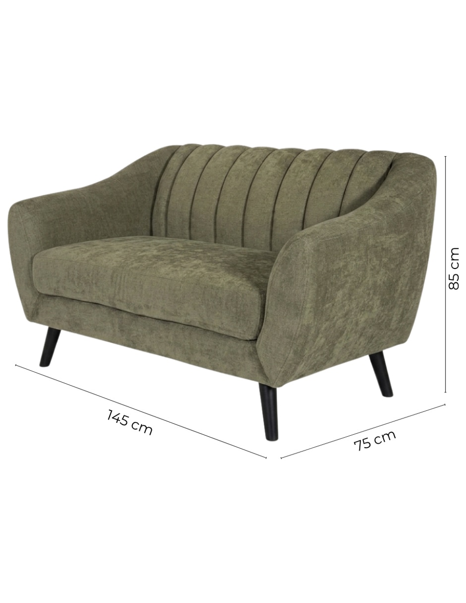 Love seat doria de tela 7