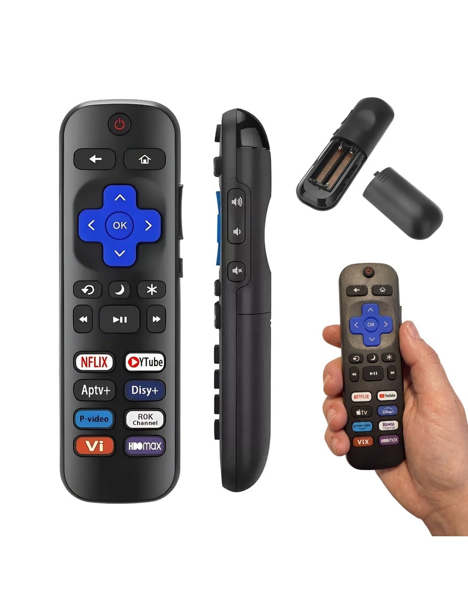 Control remoto para Smart TV Westinghouse Roku Tv 8 Botones Apps 2