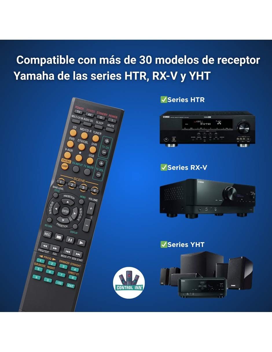 Control remoto para sistema de sonido YHT-390 Receptor AV RAV315 3
