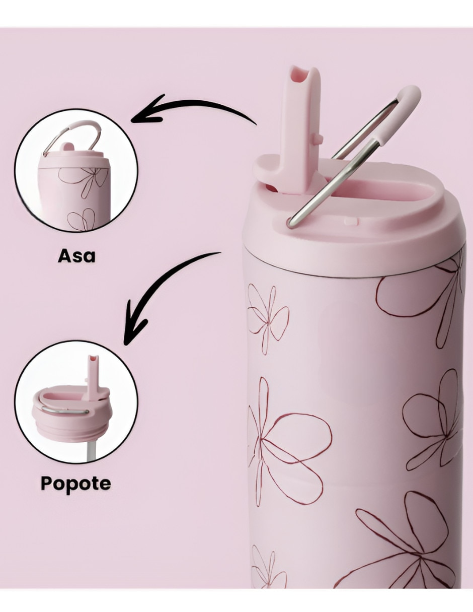 Termo de acero inoxidable con tapa rosca 700 ml