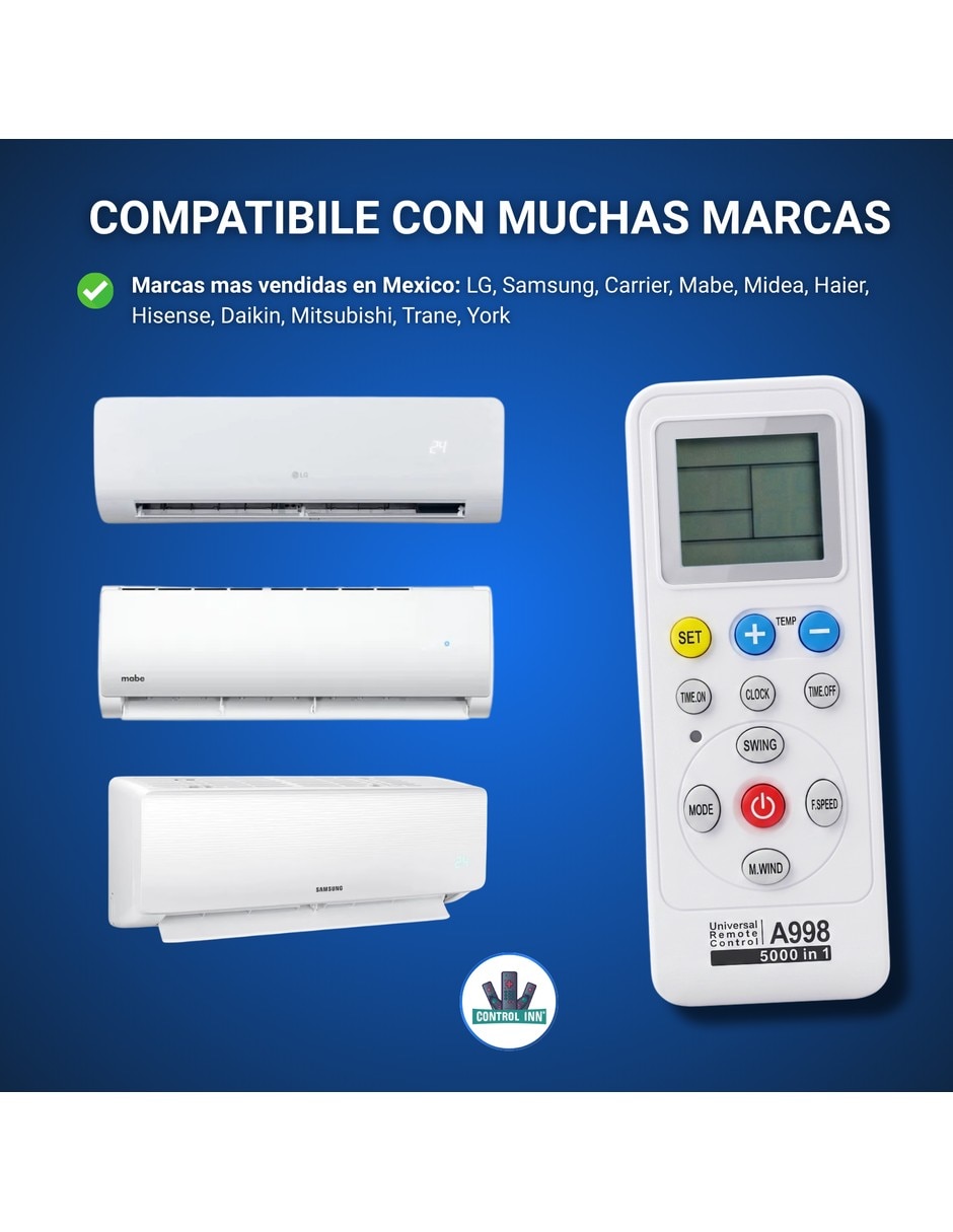 Control remoto universal para aire acondicionado 3
