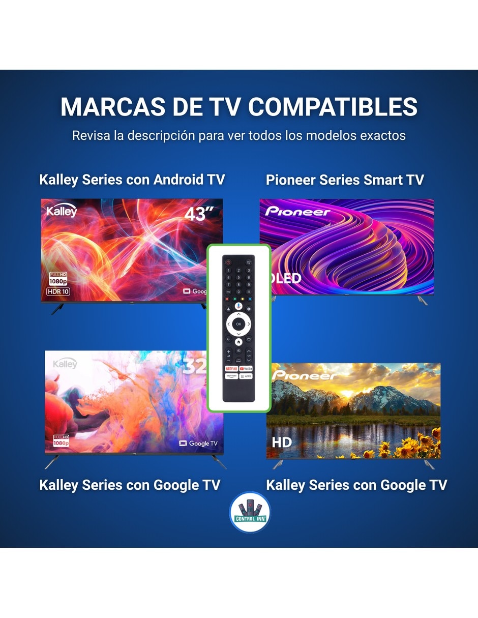 Control remoto para Smart TV K ATV32HDS Kalley K ATV43FHDE 3