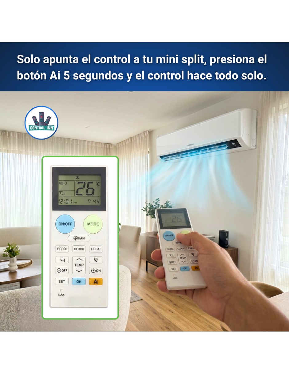 Control remoto para Universal para aire acondicionado 2