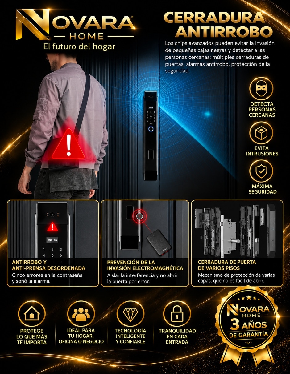 Cerradura smart L9 10