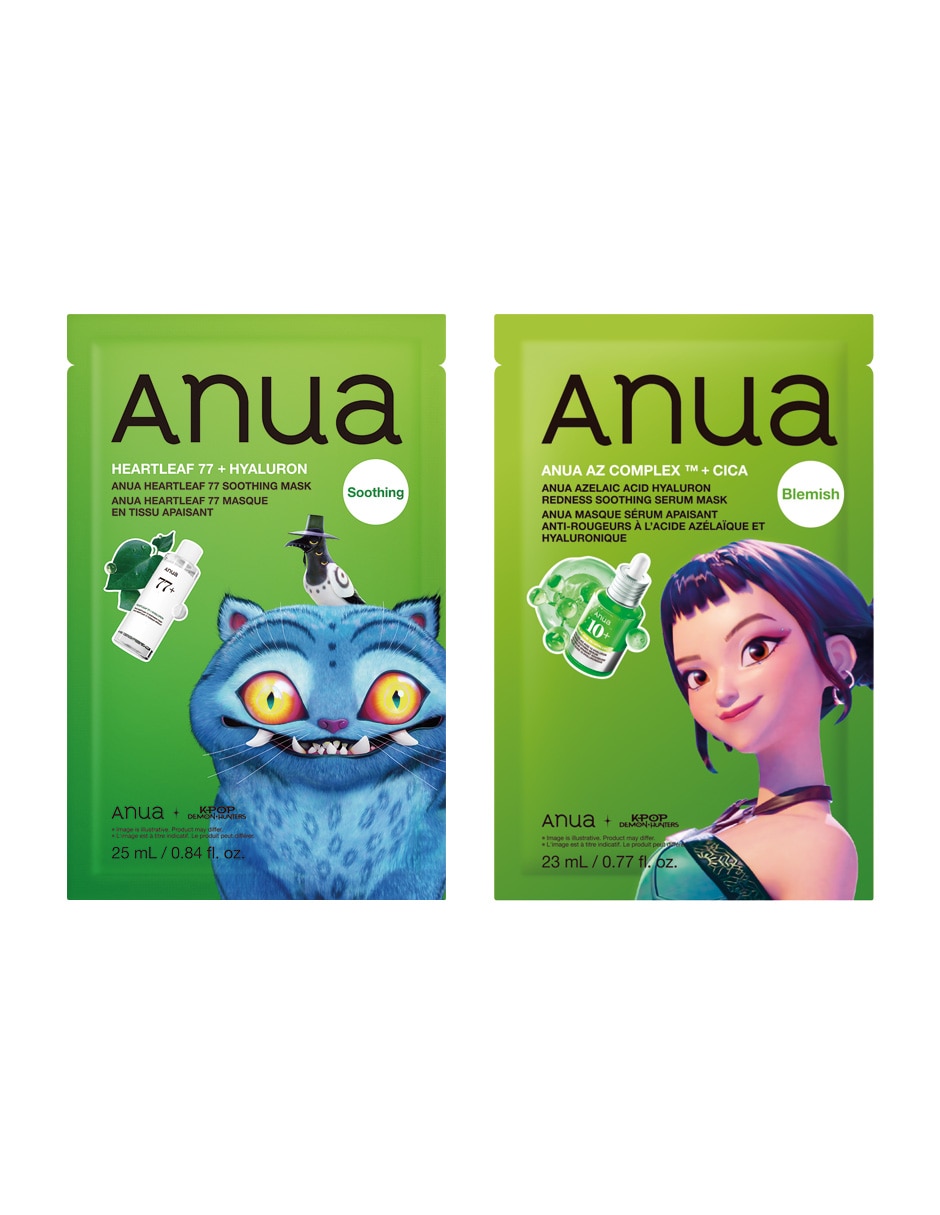 Set mascarilla facial Dúo mascarillas calmantes Heartleaf + Azelaic Acid para antiedad Anua Set mascarilla facial Dúo mascarillas calmantes Heartleaf + Azelaic Acid para antiedad Anua