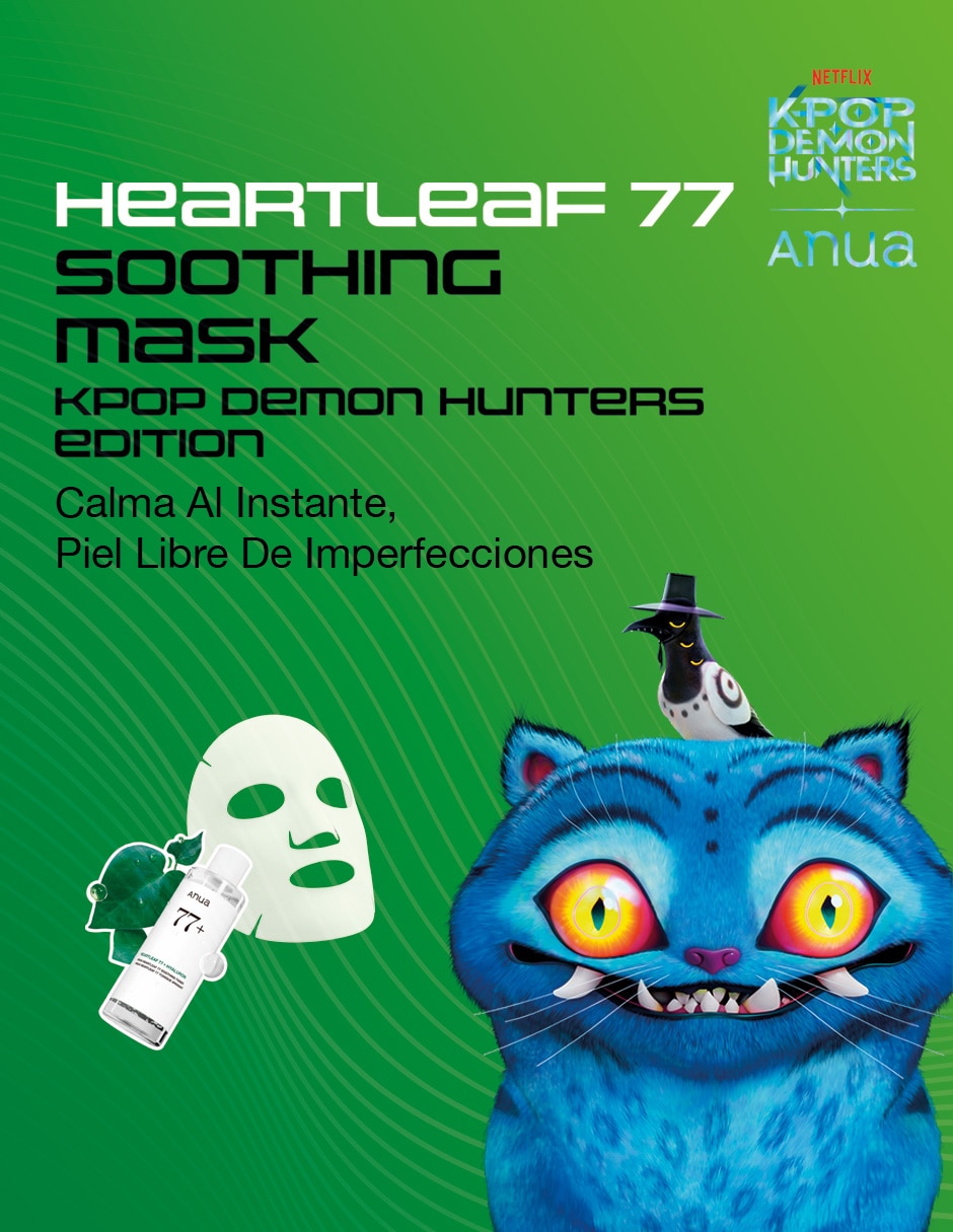 Set mascarilla facial Dúo mascarillas calmantes Heartleaf + Azelaic Acid para antiedad Anua 2