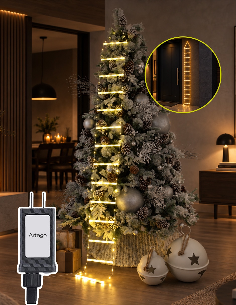 Serie luces led escalera gradiente de intensidad adak adak con 170 focos Serie luces led escalera gradiente de intensidad adak adak con 170 focos