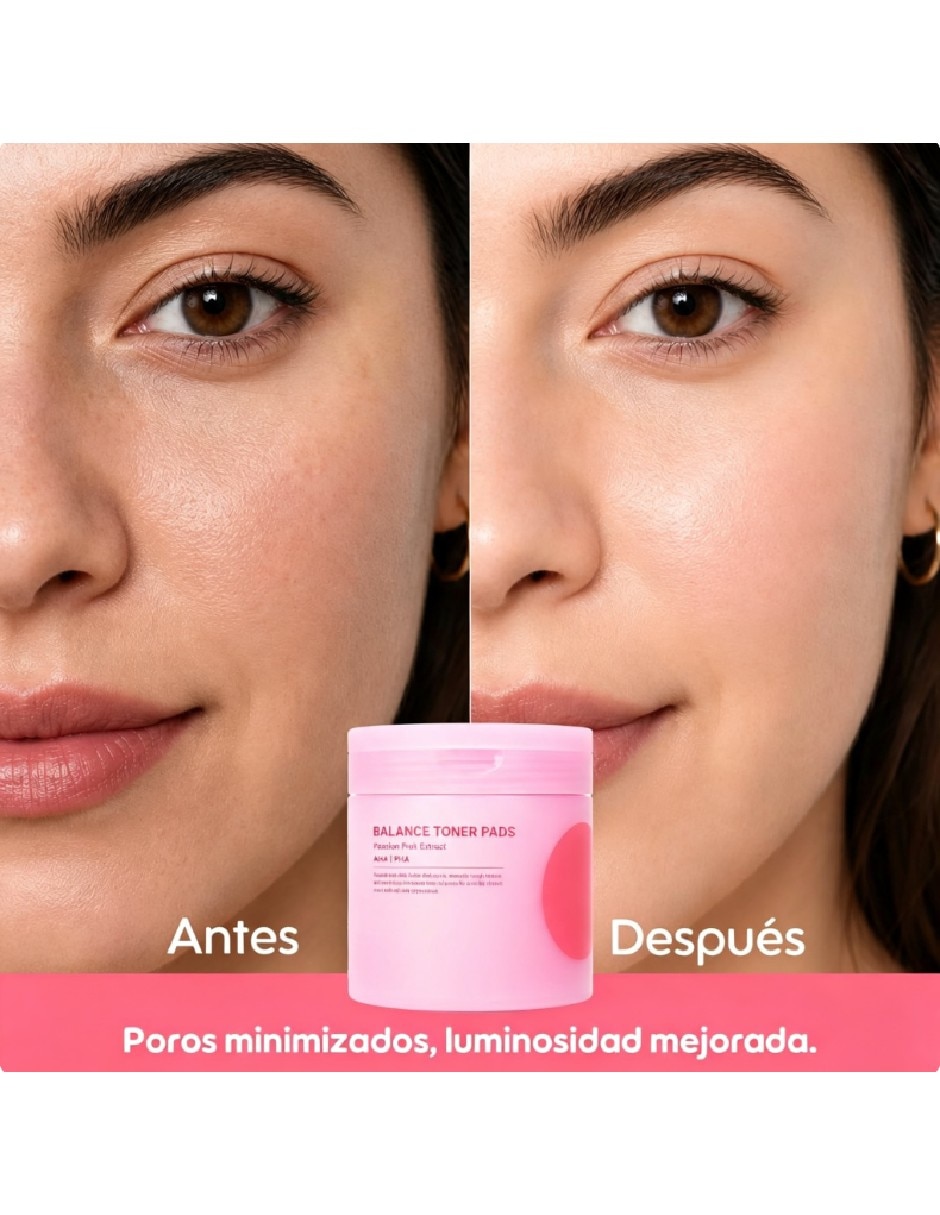 Parches para rostro tarro de pads tónicos
