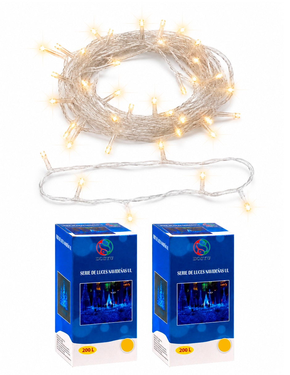 Set de luces led dy-200ul-2pzas con 200 focos Set de luces led dy-200ul-2pzas con 200 focos