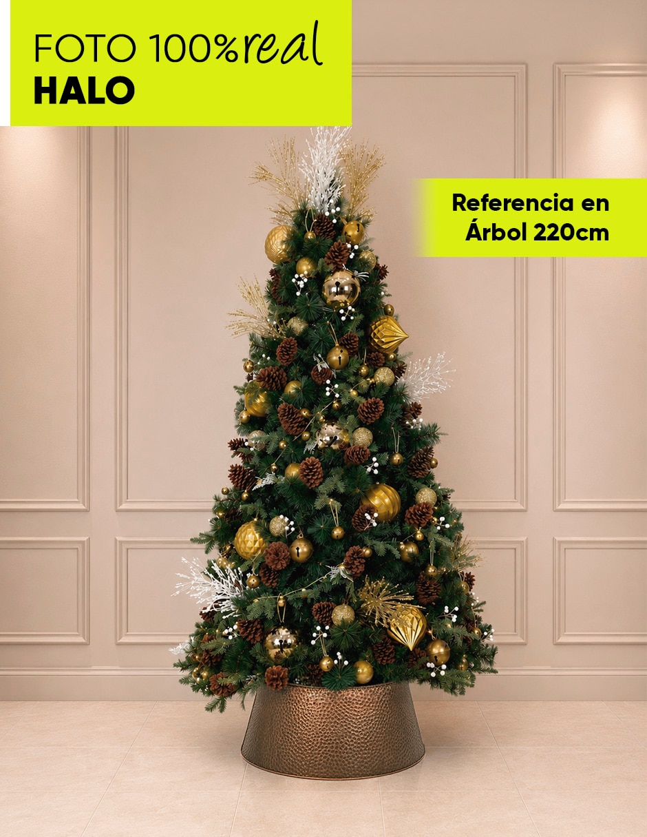 Pie de árbol metálico halo 5