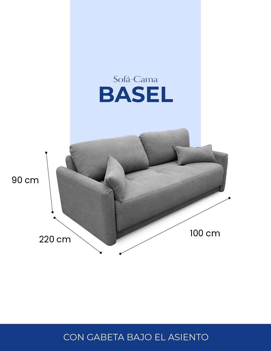 Sofá cama armable de madera pino 9
