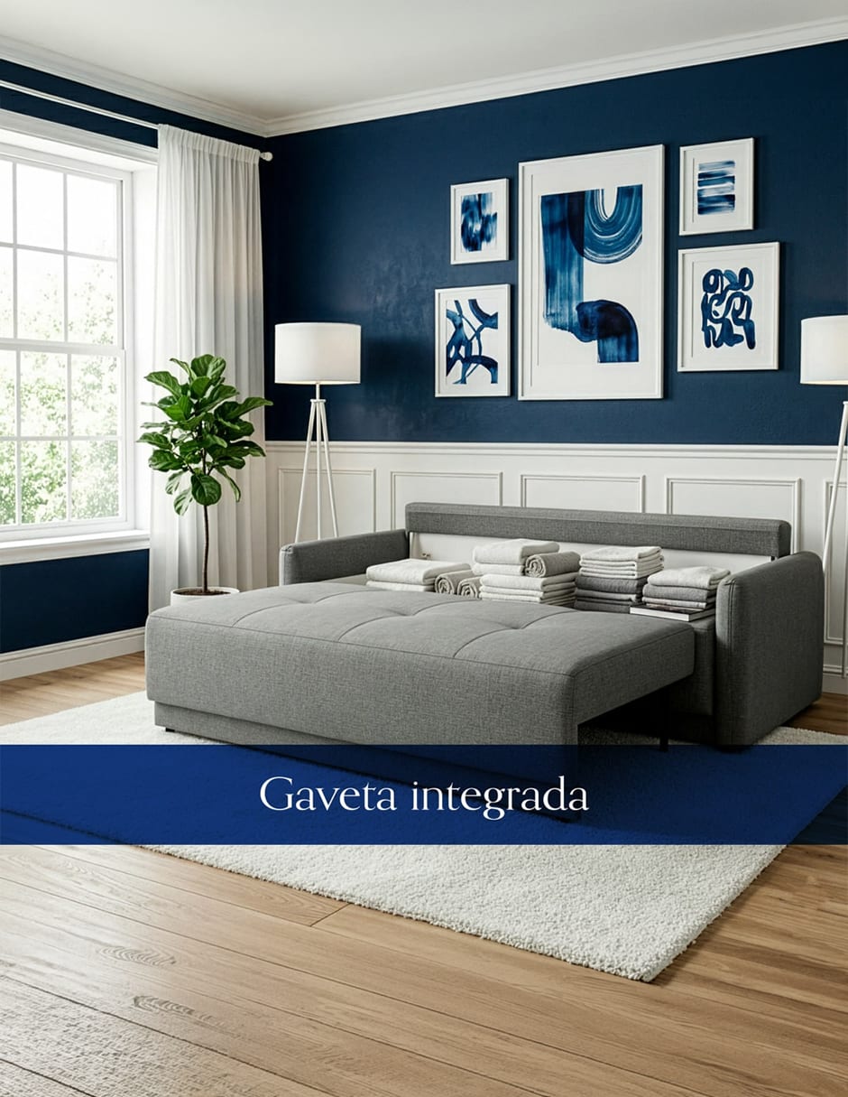 Sofá cama armable de madera pino 6