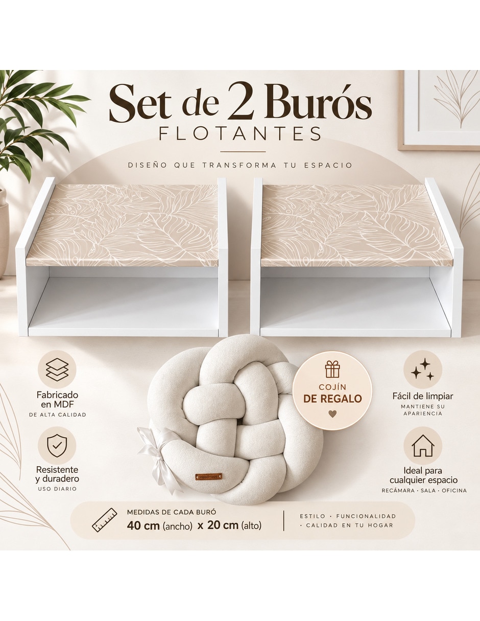 Set de buró armable de mdf 5