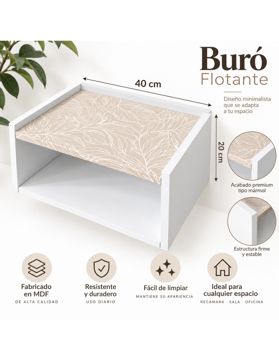 Set de buró armable de mdf 9