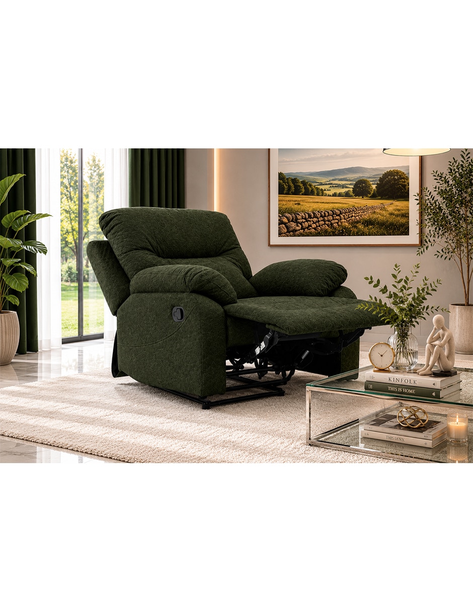 Reclinable polo de tela 3