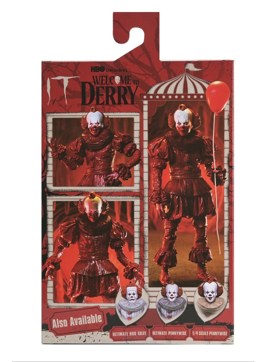 Figura de colección articulada it welcome to derry ultimate pennywise ultimate