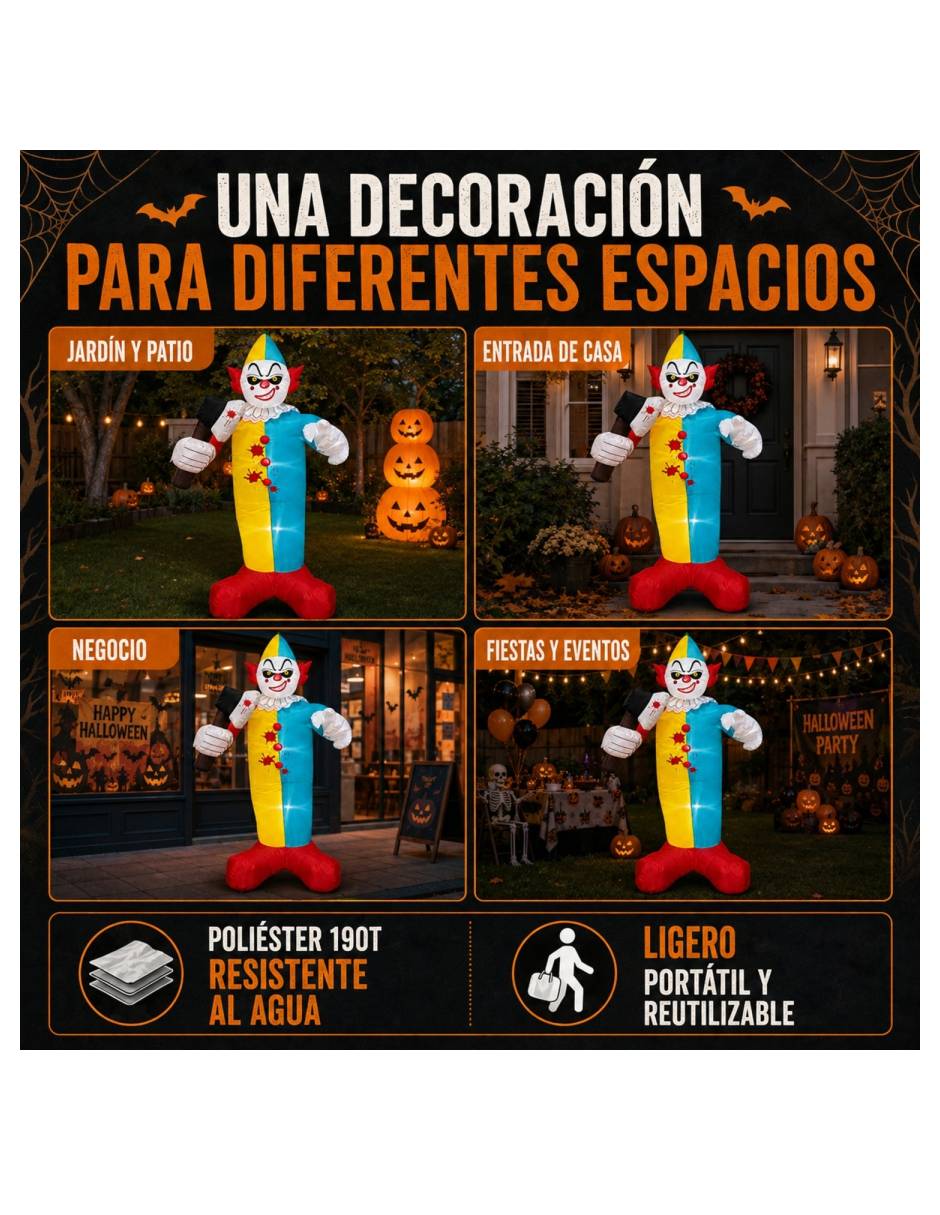 Figura decorativa con forma de payaso 5