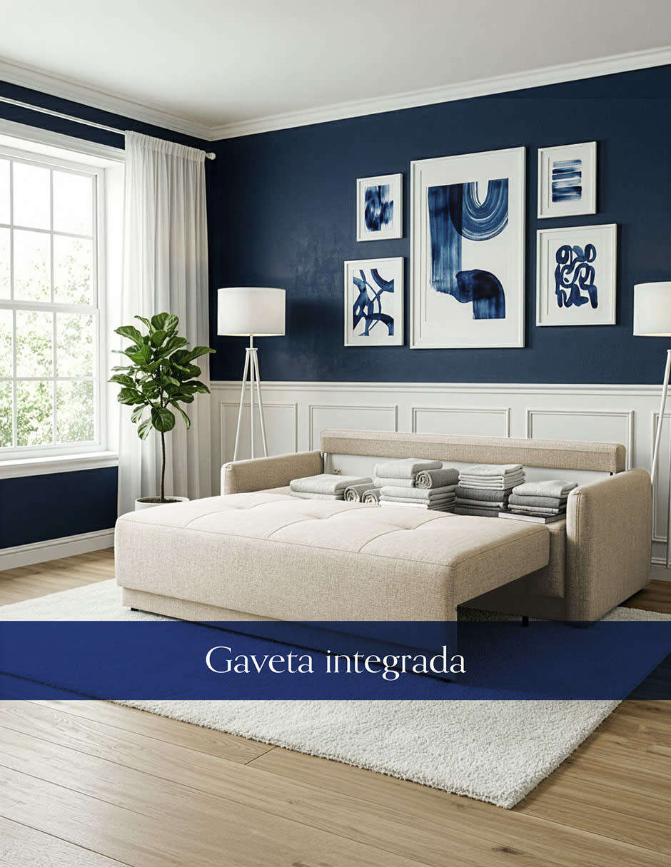 Sofá cama armable de madera pino 3
