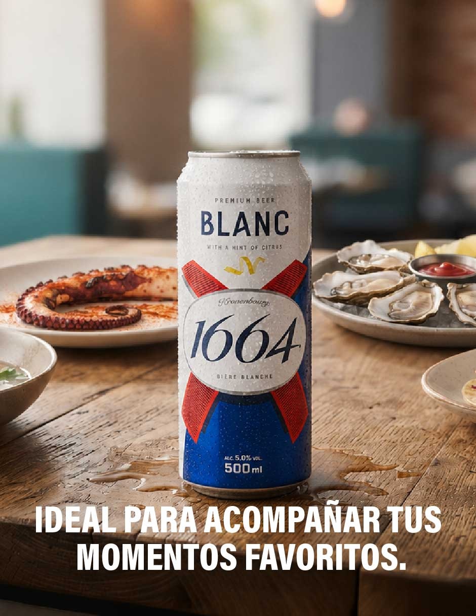 Cerveza clara kronenbourg 1664 lager herbal y cítrico 500 ml 7