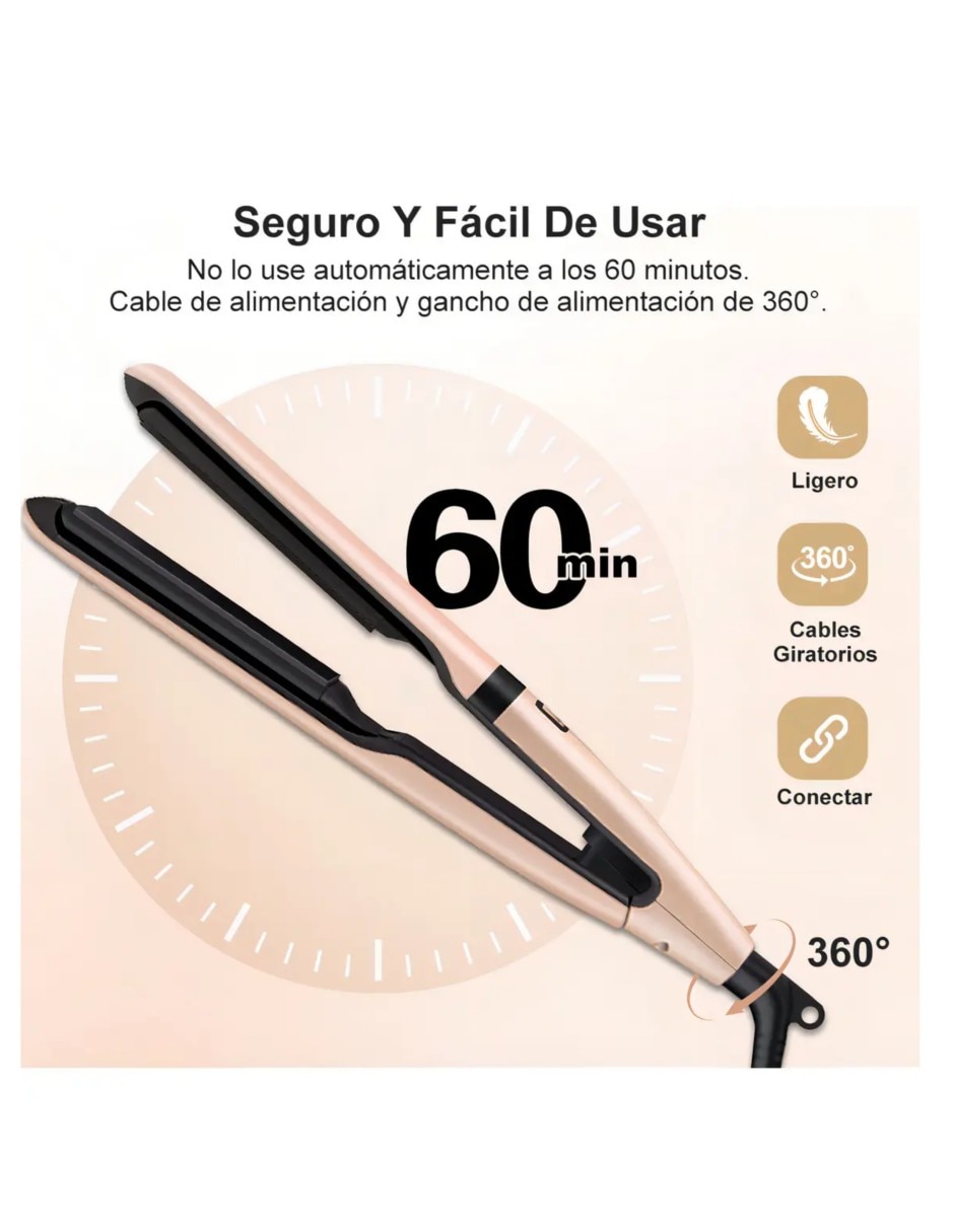 Alaciadora placas de nano titanium