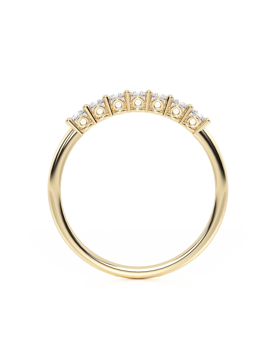 Anillo de (si aplica) No aplica 10 k de Oro Zirconia Brillante 3