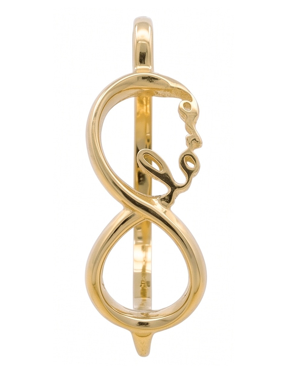 Anillo 14 k de oro pulido 6