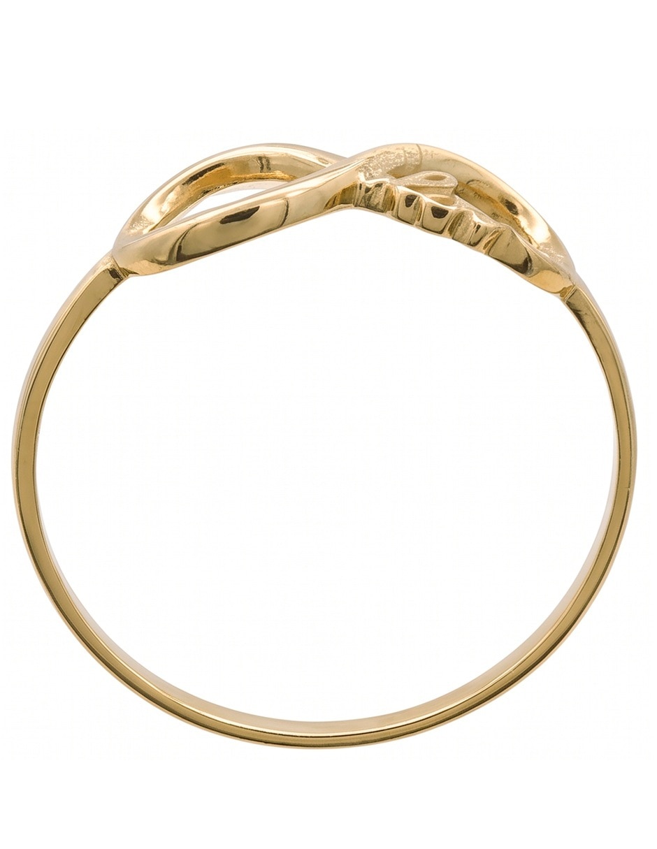 Anillo 14 k de oro pulido 5