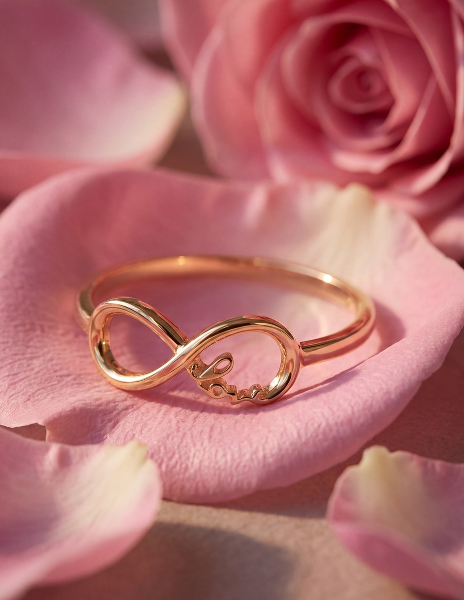 Anillo 14 k de oro pulido 2