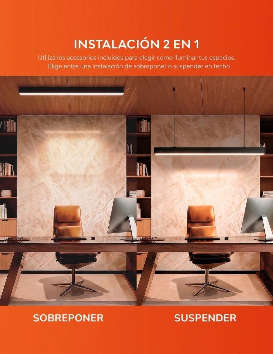Lámpara colgante led nivia 3