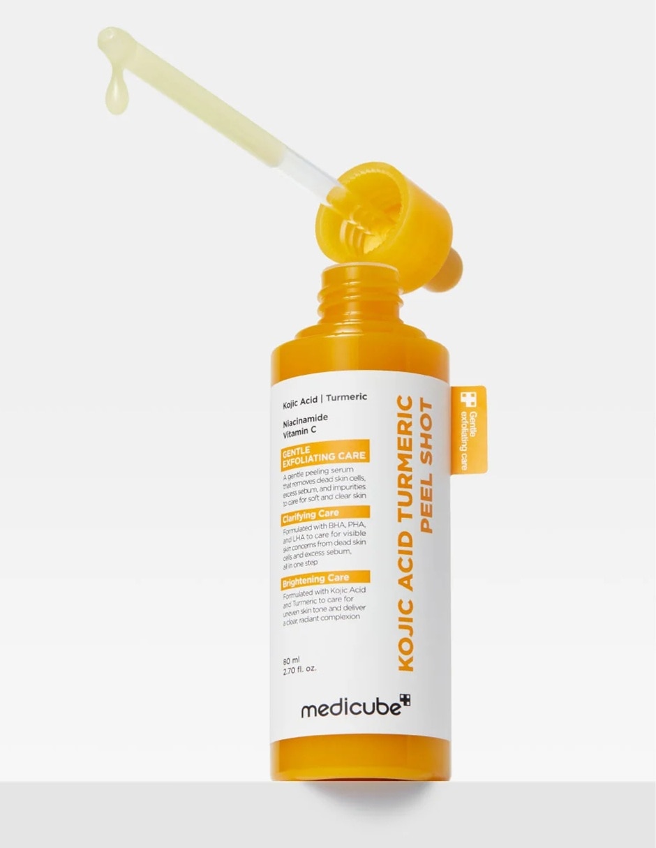 Sérum antimanchas facial iluminador de acido Kojico y Cúrcuma de todo tipo de piel 4