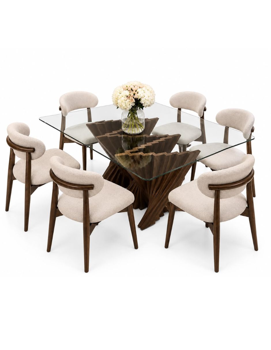 Comedor de cristal templado