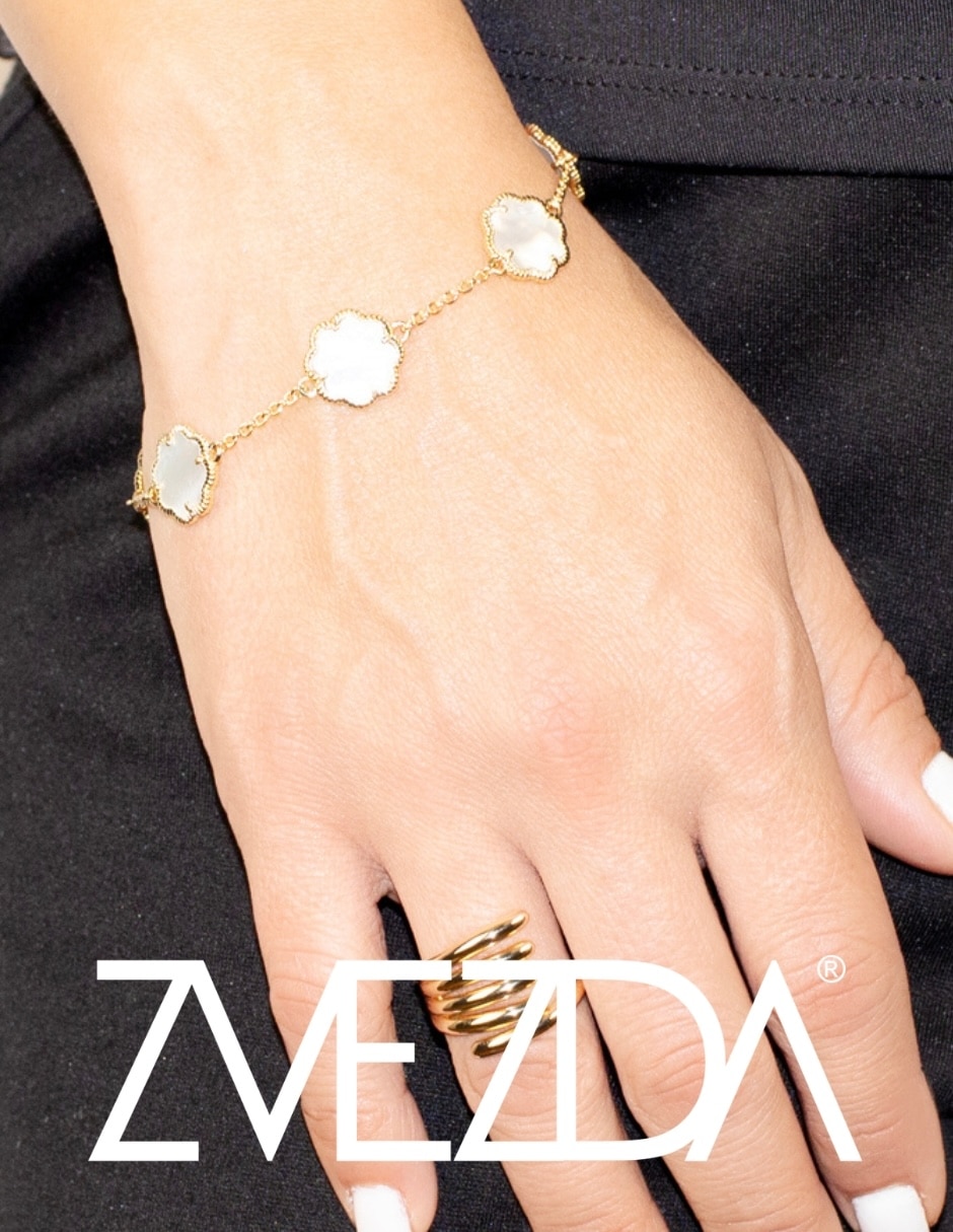 Set de pulsera aurore de metal 18 k 7
