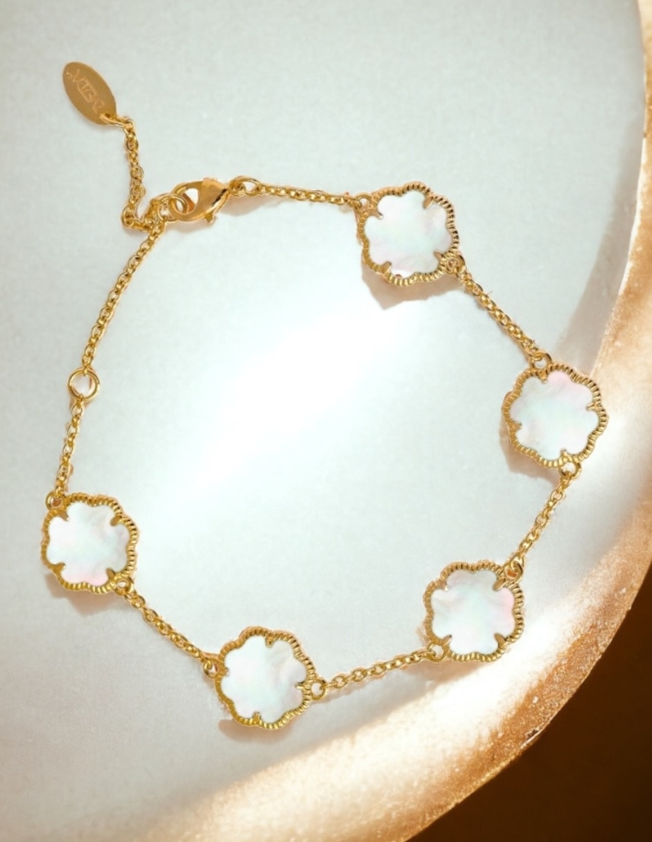 Set de pulsera aurore de metal 18 k 4