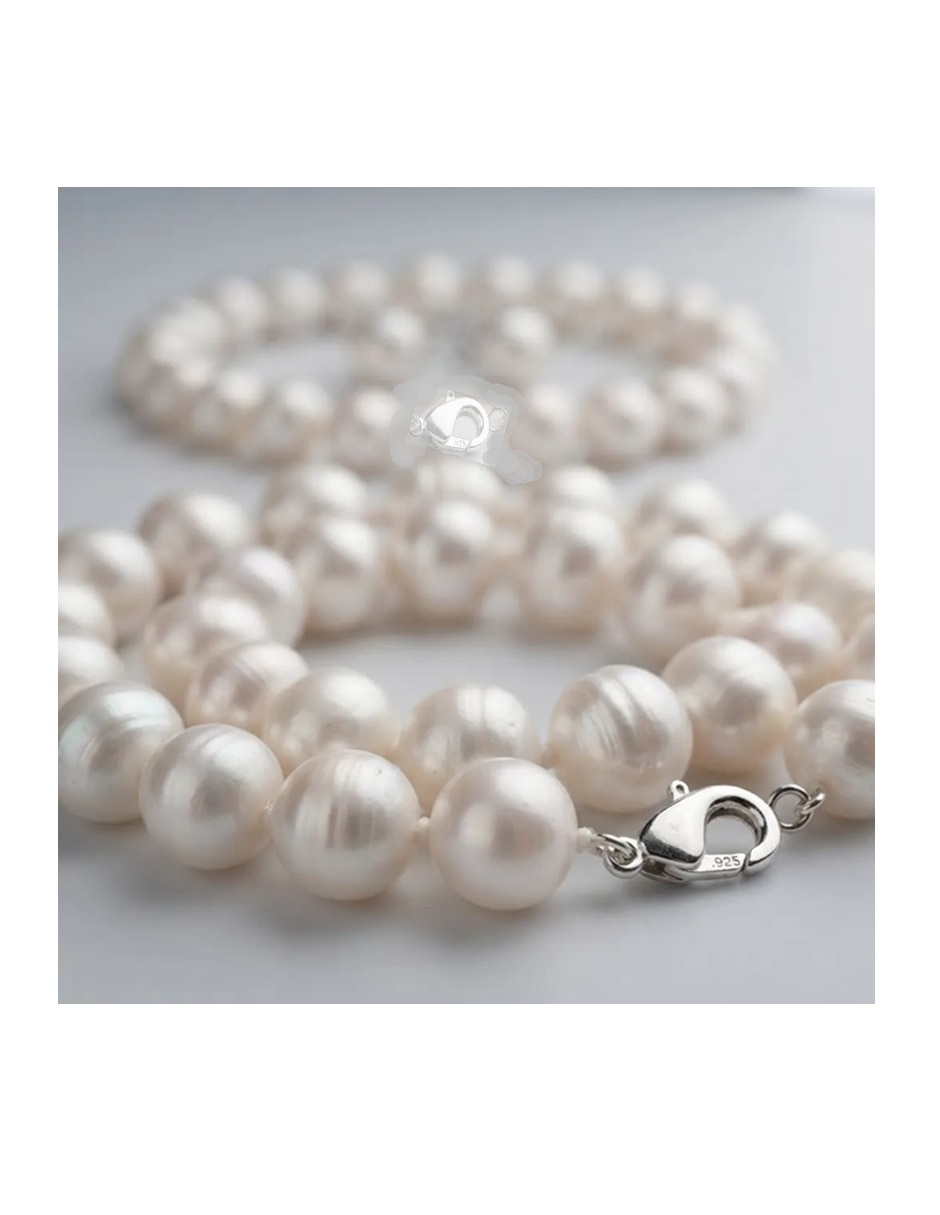 Set collar clásico méxico de plata p 925 perla cultivada 8