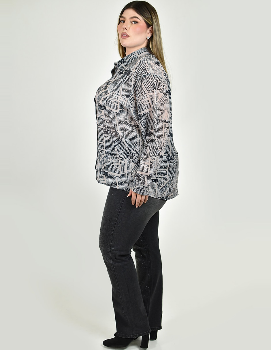 Camisa manga larga para mujer 5