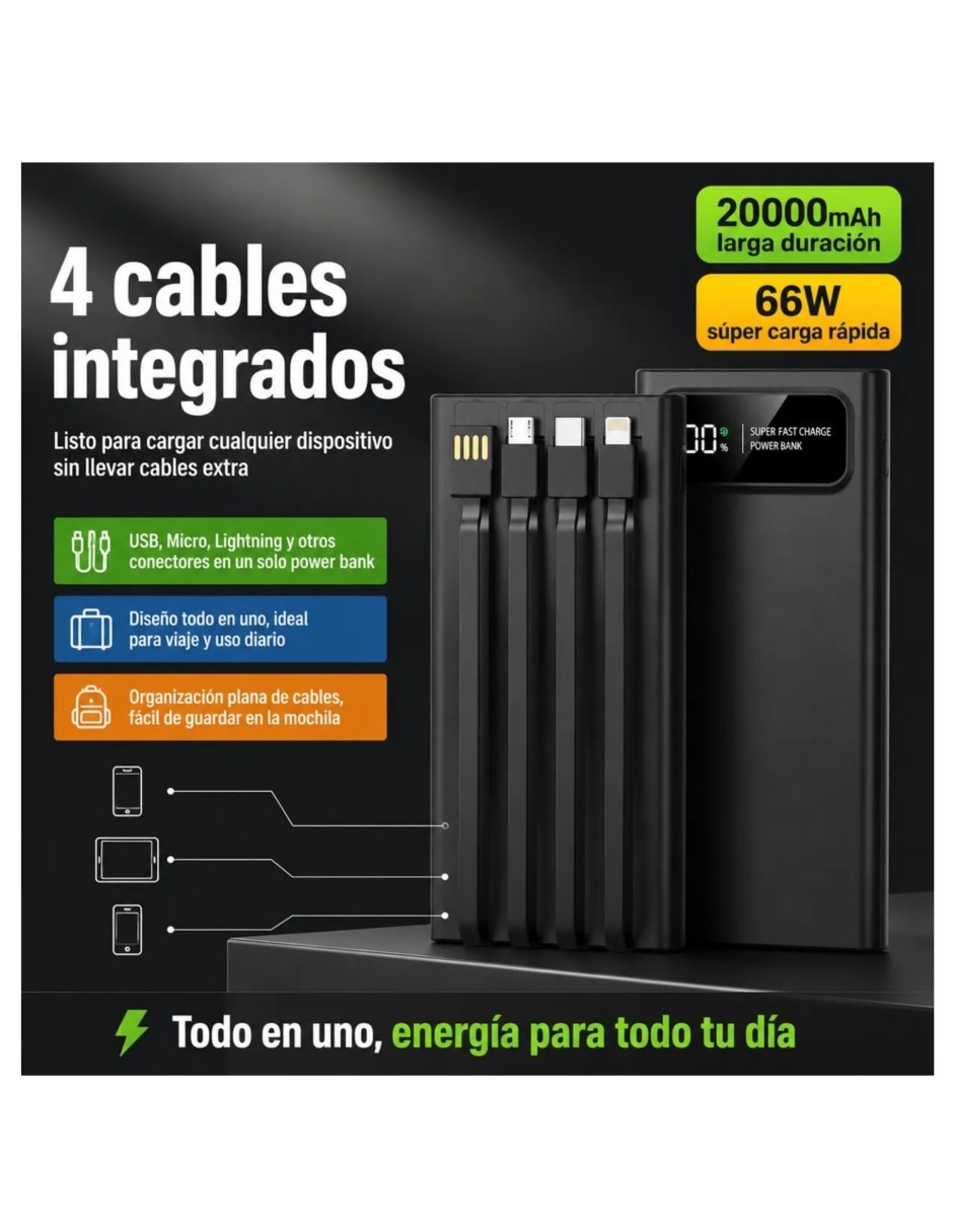 Cable tipo C Auxiliar USB C 1250 W 5