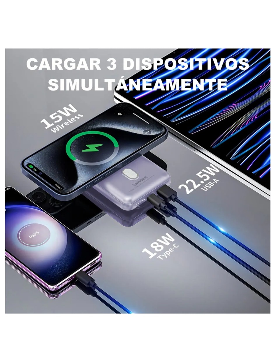Cargador de control Nintendo Auxiliar USB C 1400 W 3