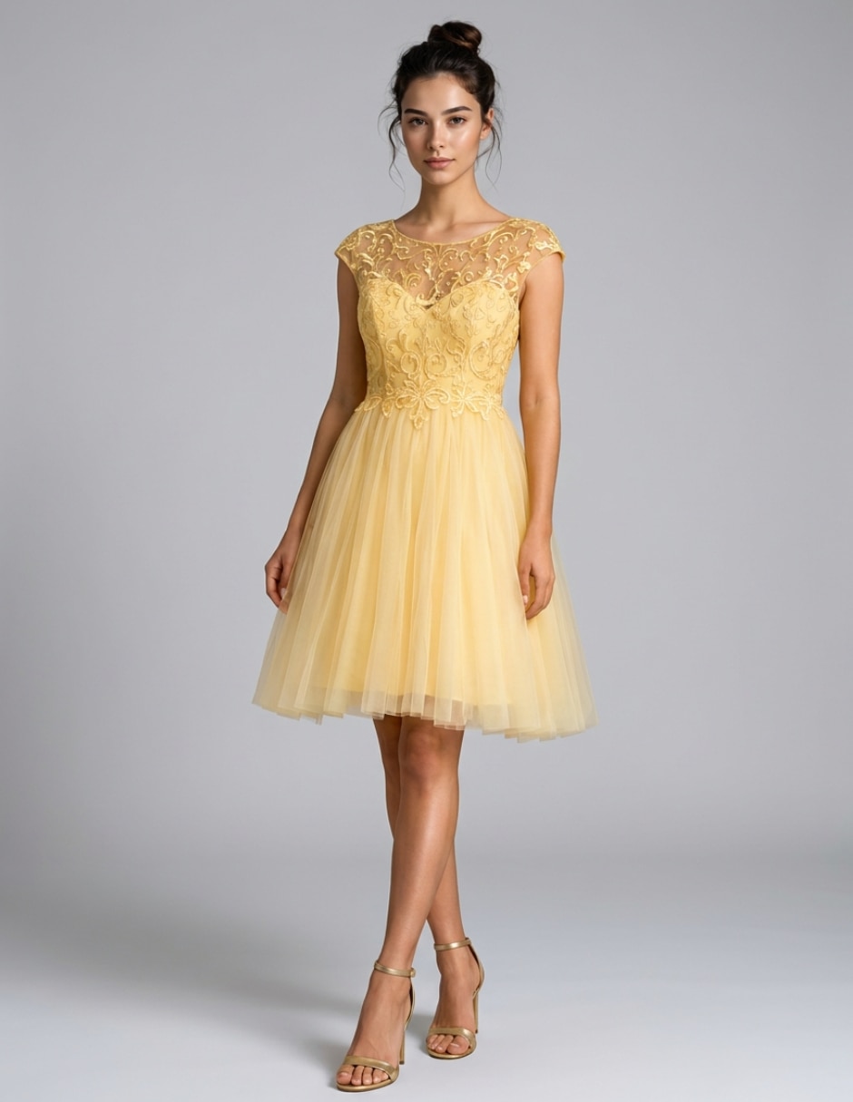 Vestido a la rodilla casual para mujer Vestido a la rodilla casual para mujer