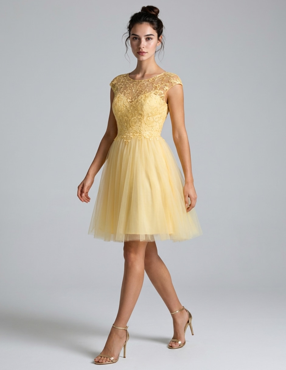 Vestido a la rodilla casual para mujer 2