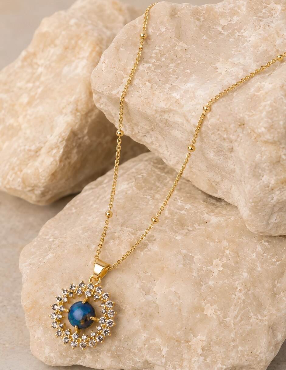 Collar con dije No aplica de (si aplica) Nebula de Baño oro Sin kilataje 5