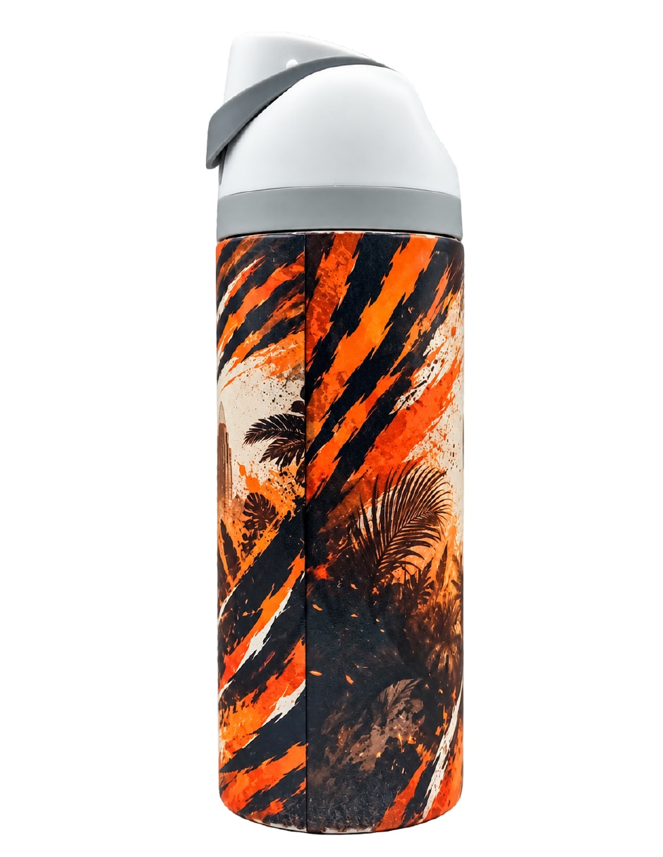 Termo de acero inoxidable bengals con tapa rosca 4