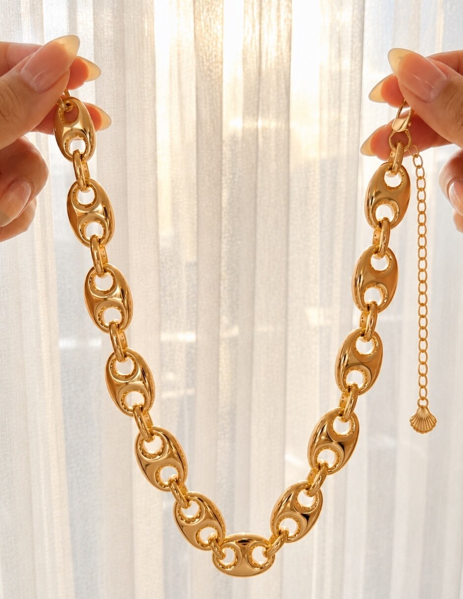 Collar calypso de acero inoxidable 7