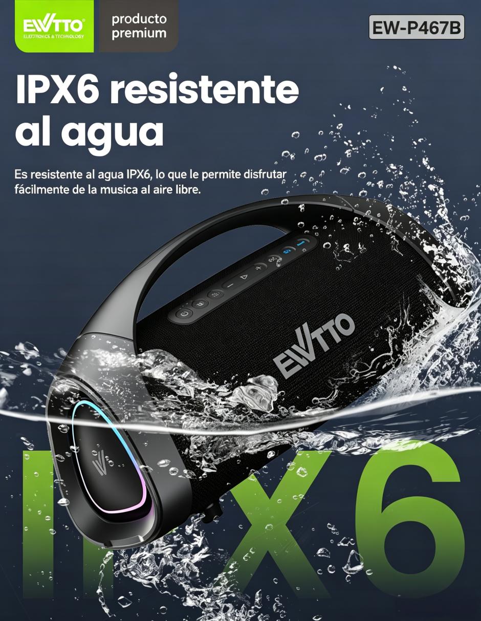 Bocina portátil bluetooth 3