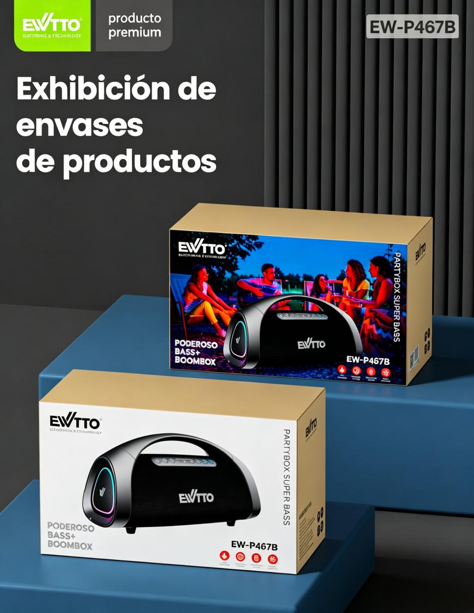 Bocina portátil bluetooth 4