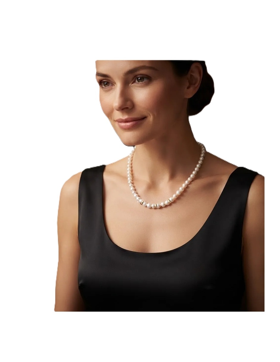 Collar méxico clásico de oro amarillo 14 k